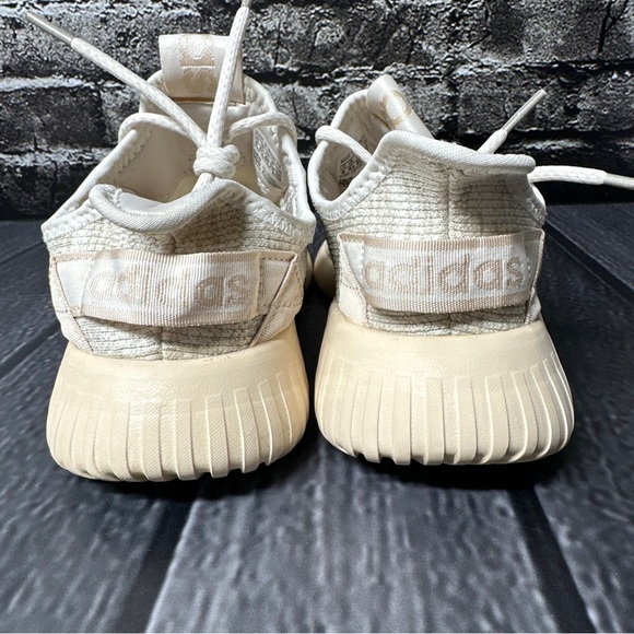 Adidas Cloudfoam Running Shoes HWI 28Y001 Size 8 Women’s Off White/silver - Picture 9 of 11